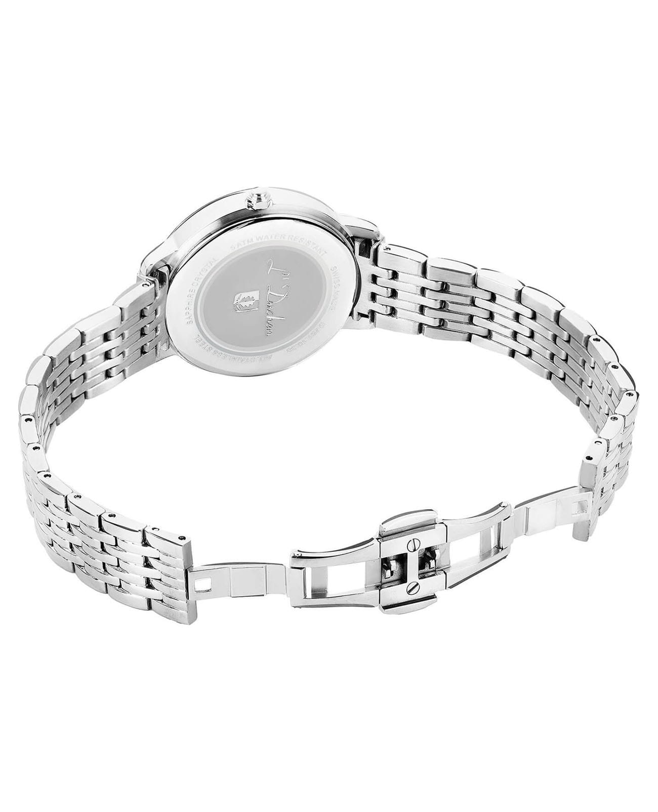 L'Duchen L'Duchen Day & Night D 781.10.37,  швейцария женские часы на браслете нержавеющая сталь боковой вид